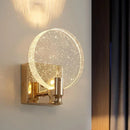 Crystal Bubble Wall Lamp for Bedroom, Minimalist Living Room Lighting by Ljojo.