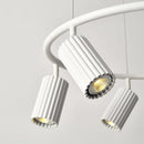 Ljojo Round Chandelier Hanging Lights for Living Room Kitchen Bedroom - Modern Stylish Pendant Suspension