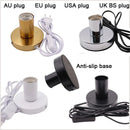 Ljojo Metal Desktop Lamp Base with Anti-Slip Design and On/Off Switch