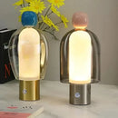 Mushroom Table Lamp LED Nordic Glass Modern Living Room Bedroom Decor Light by Ljojo