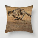 Cheetah Leopard Print Decorative Cushion Cover By Ljojo