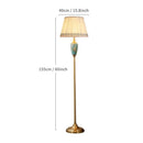 European Retro Ceramic Floor Lamp - Home Decoration Standing Light for Living Room by Ljojo