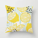 Lemon Pattern Summer Cushion Cover Throw Pillow for Sofa Decoration by Ljojo