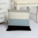 Blue Arrow Geometric Petal Linen Pillowcase by Ljojo
