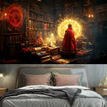 Ljojo Magic Book House Tapestry Wall Art - Bohemian Hippie Home Decoration
