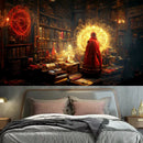 Ljojo Magic Book House Tapestry Wall Art - Bohemian Hippie Home Decoration