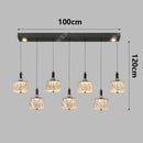 Ljojo Luxury Crystal Chandelier Pendant Light for Living Room Dining Room Ceiling Lighting