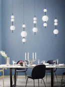 Ljojo Glass Ball Pendant Lamp Ceiling Chandelier Kitchen Bedroom Home Decor
