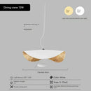 Nordic Style Black Gold Leaf Chandelier Pendant Light for Living Room by Ljojo