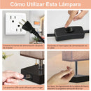 Ljojo LED Desk Lamp with Dual USB Ports and Pull Chain Table Lamp