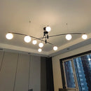 Glass Ball LED Pendant Light Fixture for Living Dining Room - Ljojo