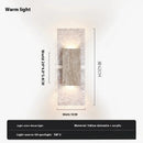 Nordic Retro Yellow Travertine Wall Light for Bedroom Livingroom Home Decor - Ljojo