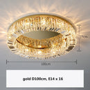 Modern Crystal Ceiling Lamp - Restaurant Led Lighting - Piano-key Style - Living Room Decor by Ljojo