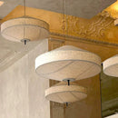 Wabi Sabi Fabric Pendant Light Chandelier Home Decor Indoor Lighting Fixtures by Ljojo
