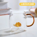Ljojo 3D Cartoon Animal Glass Cup - Cute Single Layer Cup for Water, Coffee, Juice
