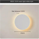 Ljojo LED Touch Sensor Wall Lamp - Modern Minimalist Style for Bedroom, Staircase, Porch