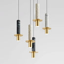 Ljojo Marble Chandelier Pendant Light for Kitchen Dining Bedroom
