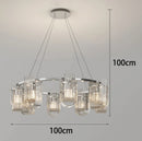 Ljojo Modern Black U-shaped LED Pendant Chandelier for Elegant Home Décor