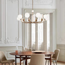 Ljojo Minimalist Molecular LED Pendant Light Circular Hanging Lamp