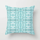 Ljojo Mint Green Geometric Print Lumbar Pillowcase