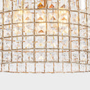 French Vintage Gold Crystal Pendant Light for Living Dining Room - Ljojo