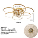 Chandelier Ceiling Lights - Modern LED Crystal Chandeliers by Ljojo - Gold/Chrome/Black - Living Bedroom