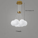 6-Light Nordic Planet 3D Moon Ceiling Chandelier Pendant Lamp by Ljojo