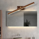 Nordic LED Wood Copper Wall Sconce Light Rotatable for Home Bathroom Bedroom by Ljojo