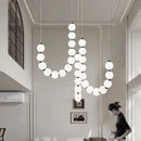 Ljojo LED Pendant Chandeliers Staircase Lighting for Modern Living Room Decor