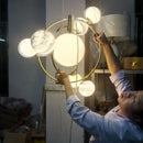 Modern Minimalist LED Chandelier for Living Room Dining Room Child Bedroom by Ljojo