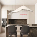 Italian Wabi Sabi Style Resin Pendant Light with Light Bulb by Ljojo - Designer Homestay Hotel Interior