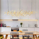 LED Restaurant Chandelier: Modern Nordic Iron Art Tree Chandelier by Ljojo