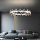 Ljojo Modern Crystal LED Chandelier Pendant Lighting for Dining Living Room Home Decor