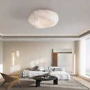 Modern Silk Ceiling Lamp Dimmable for Bedroom by Ljojo - Soft Ambient Lighting with Remote Control