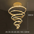 Ljojo LED Pendant Chandeliers for Staircase | Modern Home Decor Hanging Light