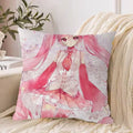 Ljojo 40*40 Hatsune Miku Pillow Cover Set for Stylish Bed Decor