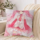 Ljojo 40*40 Hatsune Miku Pillow Cover Set for Stylish Bed Decor