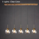 Italian Designer Glass Ball Chandelier: LED Ceiling Lamp by Ljojo for Dining & Living Room Lighting