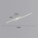 Aluminium LED Ceiling Light Modern Design Hallway Office Lustre by Ljojo