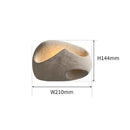 Ljojo Wabi Sabi Style Cement Wall Lamp Japanese Creative LED Light for Art Hotel Bedroom