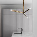 Industrial Brass Pendant Lamp Art Minimalist Lighting Fixture for Living Room by Ljojo