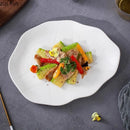 Ljojo Lotus Leaf Shallow Plate for Molecular Cuisine and Sushi