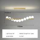 Nordic Led Chandelier Luxury Pendant Light for Kitchen Living Room Home Decor by Ljojo