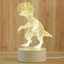 Ljojo 3D Night Lamp Acrylic Desktop Nightlight for Bedroom Decor