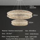 Luxury Crystal Chandelier Ceiling Lamp for Family Villas. Modern Lighting for Living & Dining Rooms by Ljojo