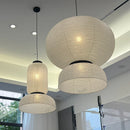 LED Japan Style Rice Paper Chandelier Wabi Sabi for Living Room - Ljojo