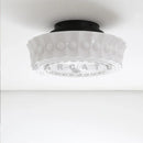 Ljojo Milk White Glass LED Pendant Light - Retro Ceiling Lamp