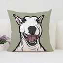Bull Terrier Art Anime Pillow Cover 40x40 Ljojo Home Decor Throw Pillow