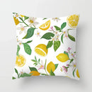 Lemon Pattern Summer Cushion Cover Throw Pillow for Sofa Decoration by Ljojo