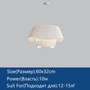 Nordic Retro Fabric Pendant Lamp Romantic Loft Decorative Lighting by Ljojo